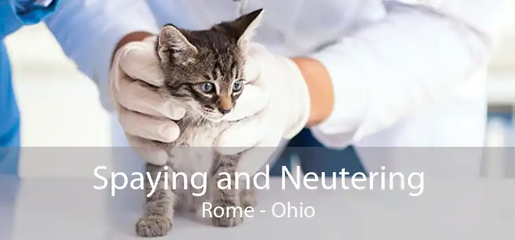 Spaying and Neutering Rome - Ohio